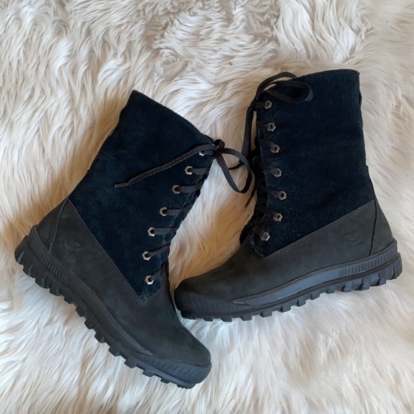 Timberland Anti-Fatigue Sherpa Lined Lace Up Boots, 7 - Picture 2 of 16